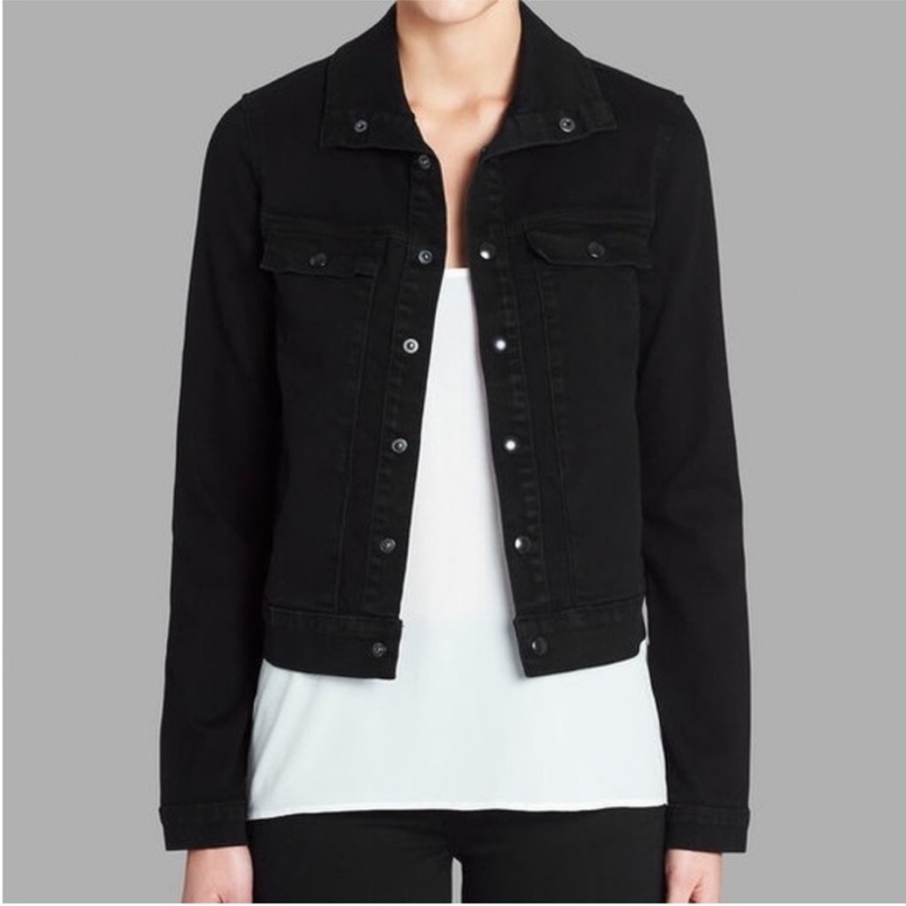 Frame Denim Black Jean Jacket NWOT